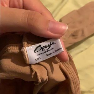 Capezio Transition Tights- Nude L/XL